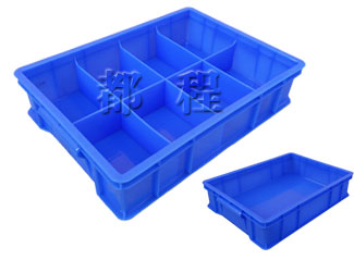 X266、266-1塑料周轉(zhuǎn)箱（可帶隔板） 